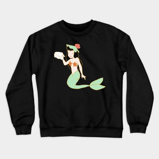 mermaid 3 Crewneck Sweatshirt by littlemoondance